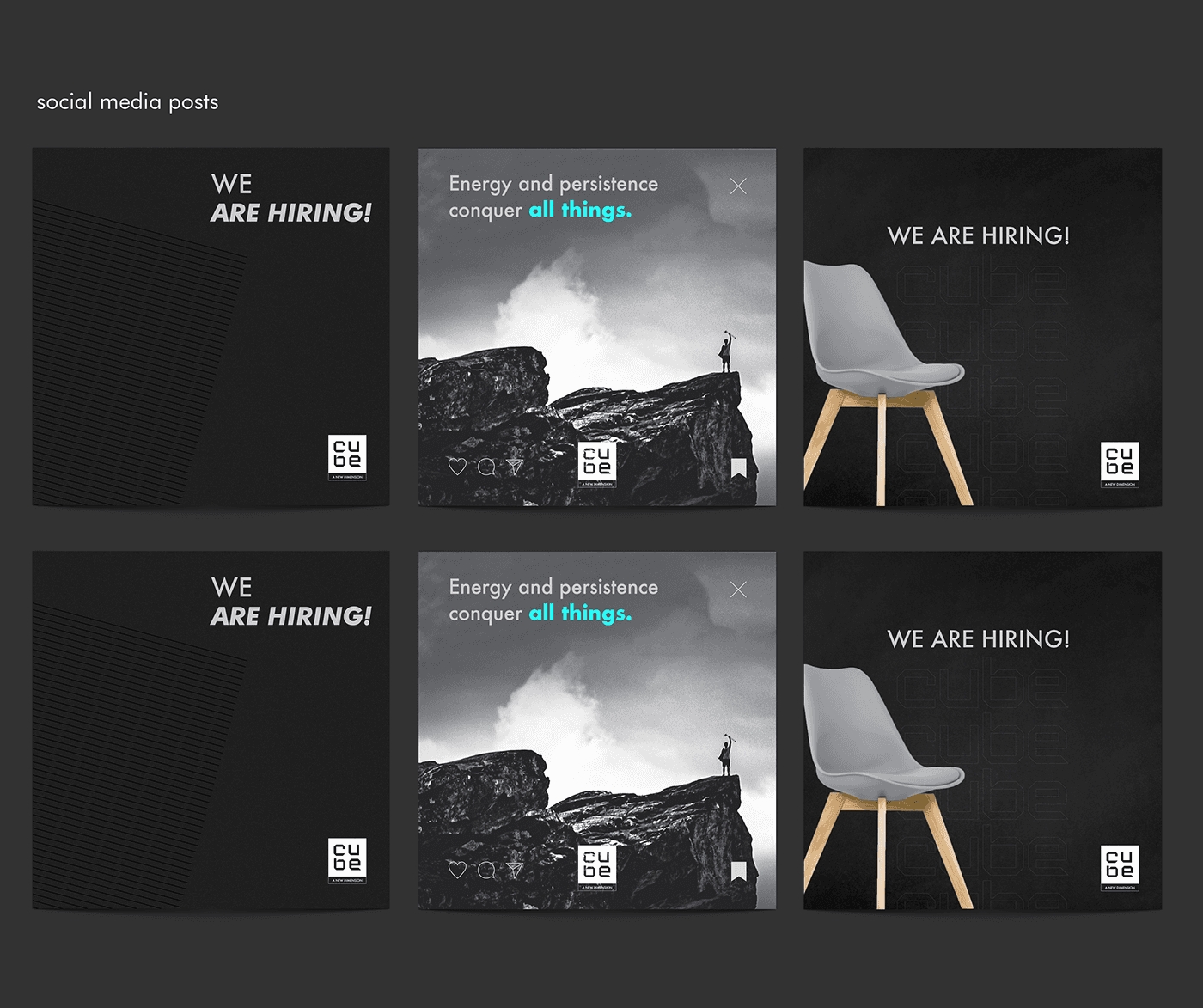 Social media post design